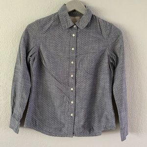 Banana Republic Polka Dot Button Down Shirt
